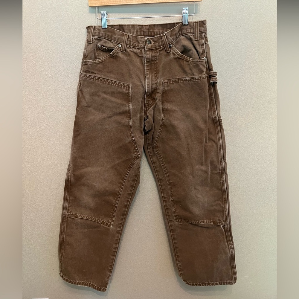 Dickies Men's Brown Cargo Workman Pants